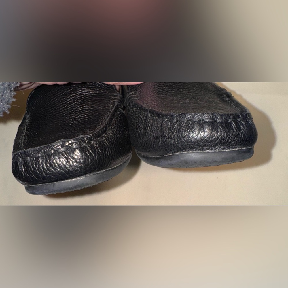 Nurture Tiffany’s Classic Black Leather Loafers, Size 8 - Picture 8 of 16